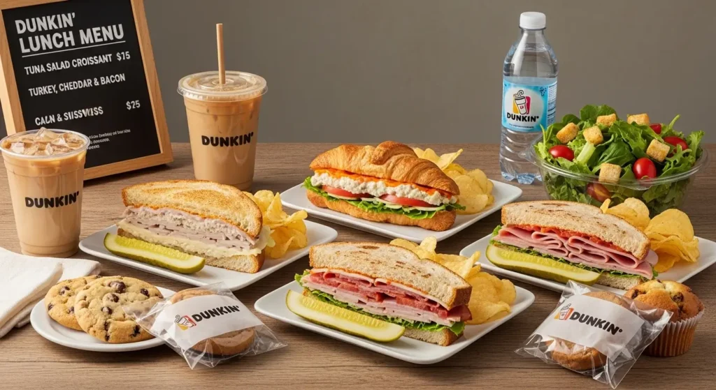 Dunkin Donuts Lunch Menu