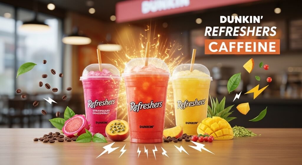 Dunkin Refreshers Caffeine