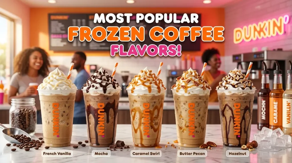Most Popular Frozen Coffee Flavors