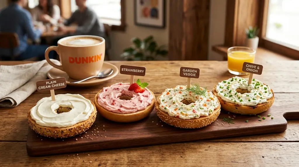 Complete List of Cream Cheese Flavors Dunkin Donuts Offers