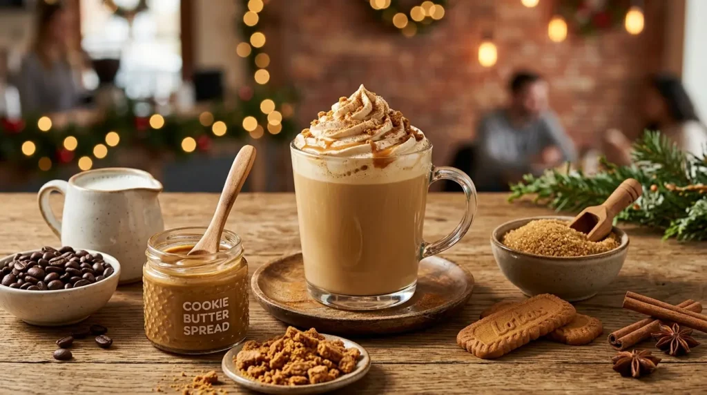 Ingredients in Dunkin's Cookie Butter Latte