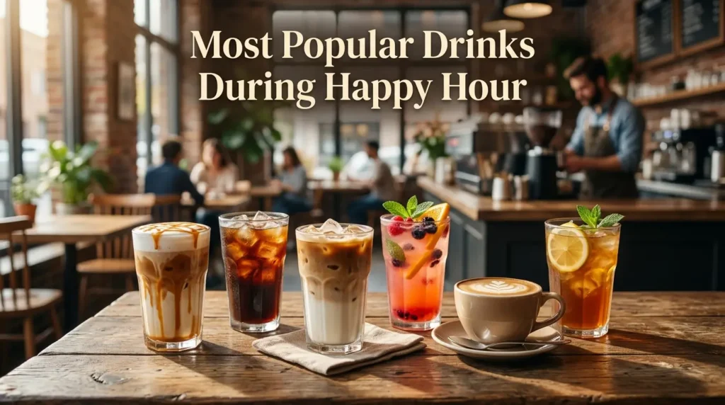 Most Popular Drinks During Happy Hour