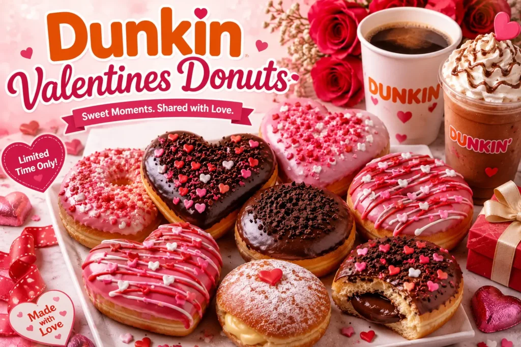 Dunkin Valentine Donuts