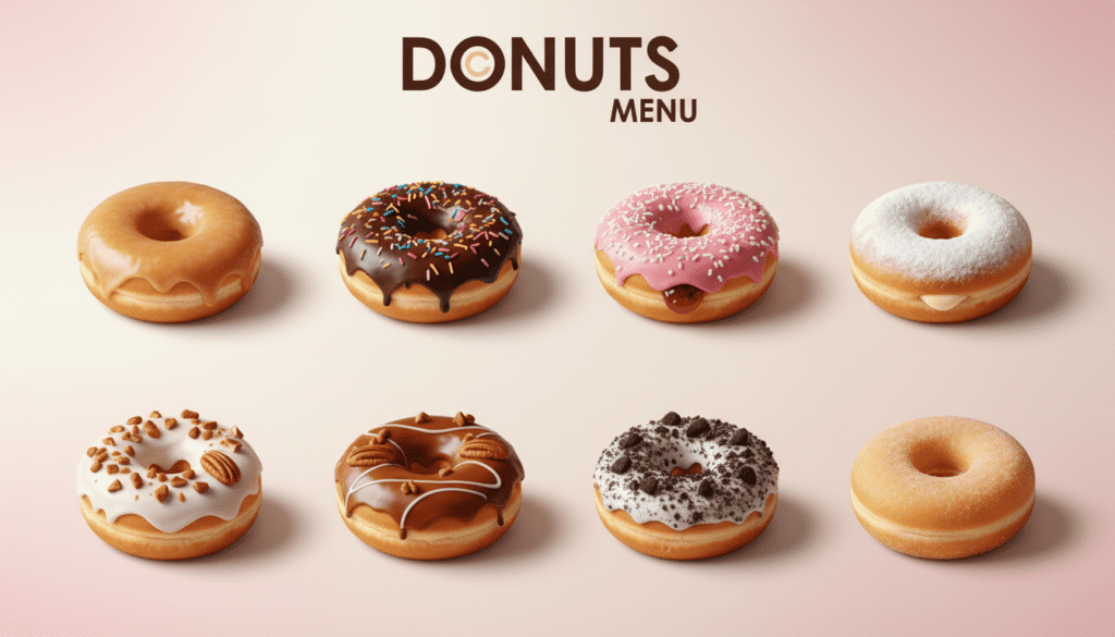 Donuts Menu