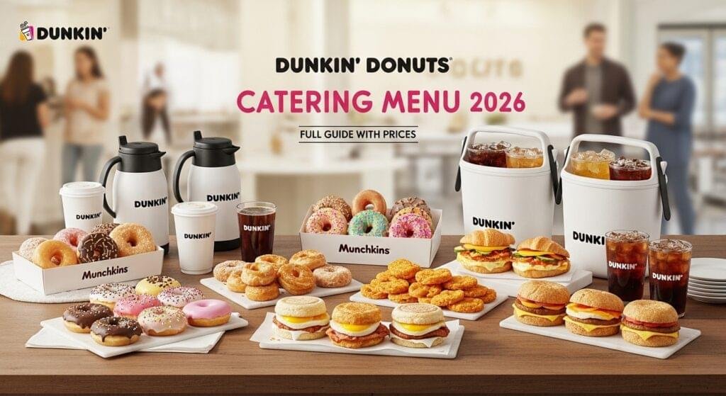 Dunkin Donuts Catering Menu