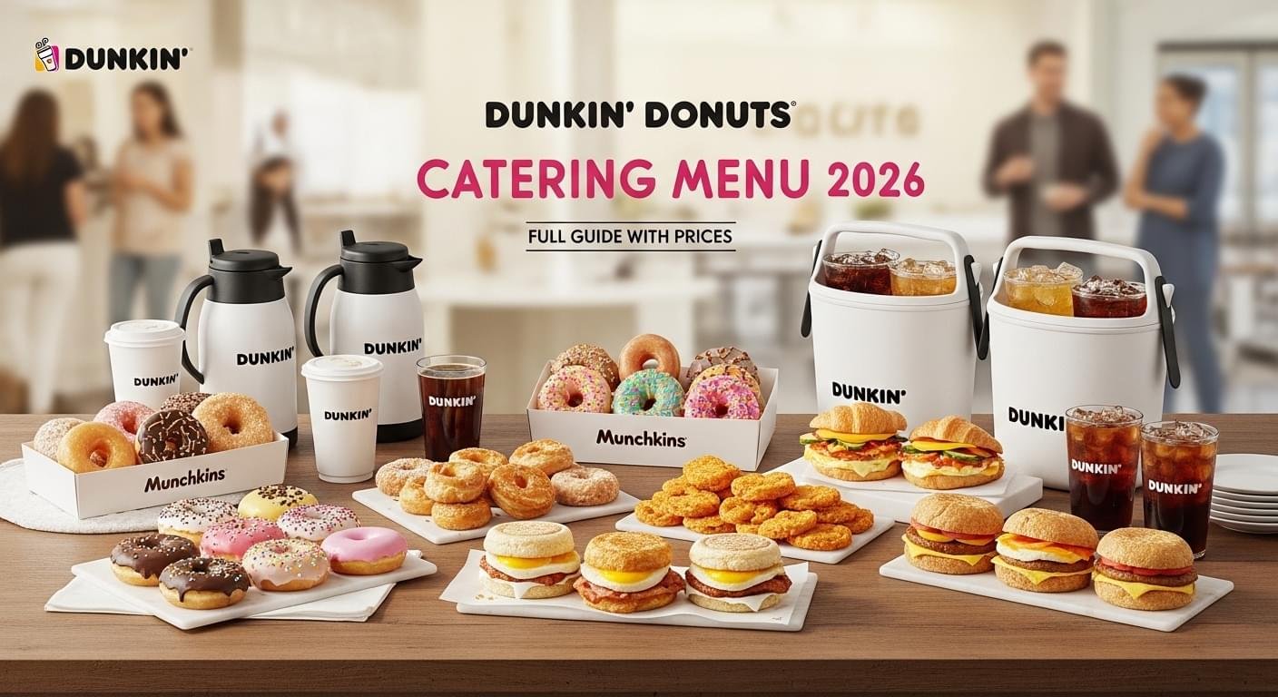 Dunkin Donuts Catering Menu
