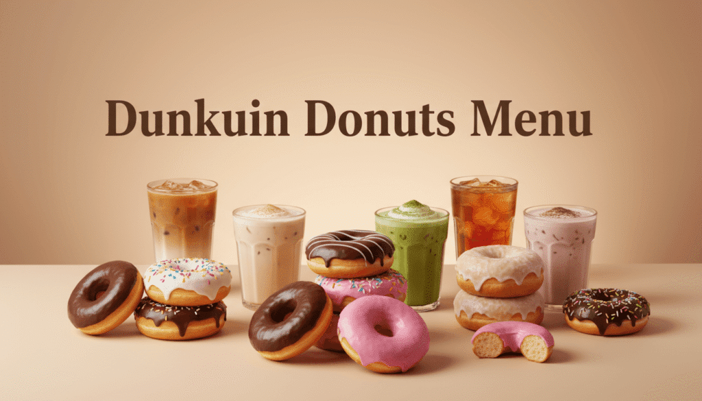 Dunkin Donuts Menu
