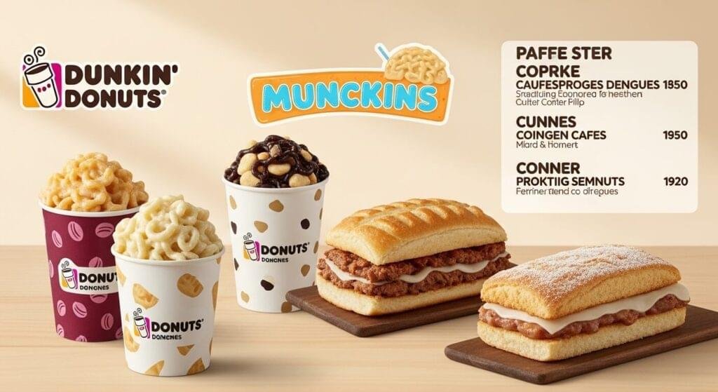 Dunkin Donuts Munchkins Menu