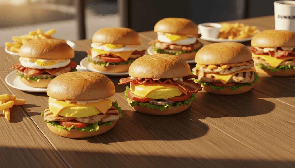 Dunkin Donuts Sandwiches & Menu With Prices