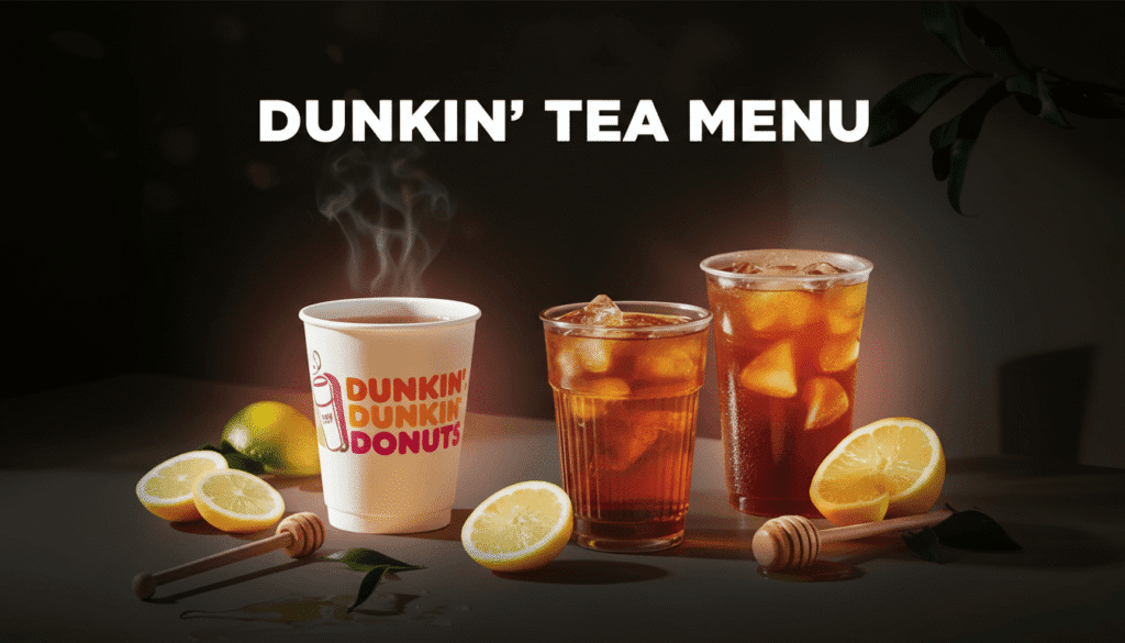 Dunkin Tea Menu