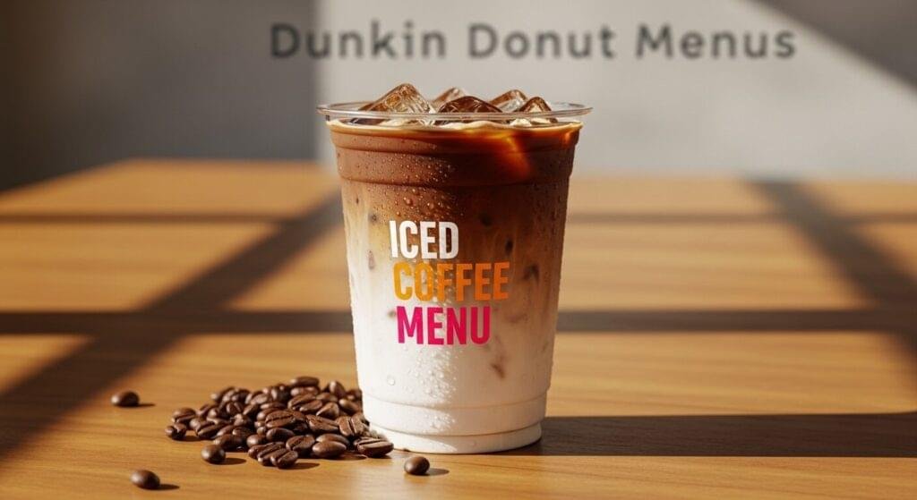 Iced Coffee Menu