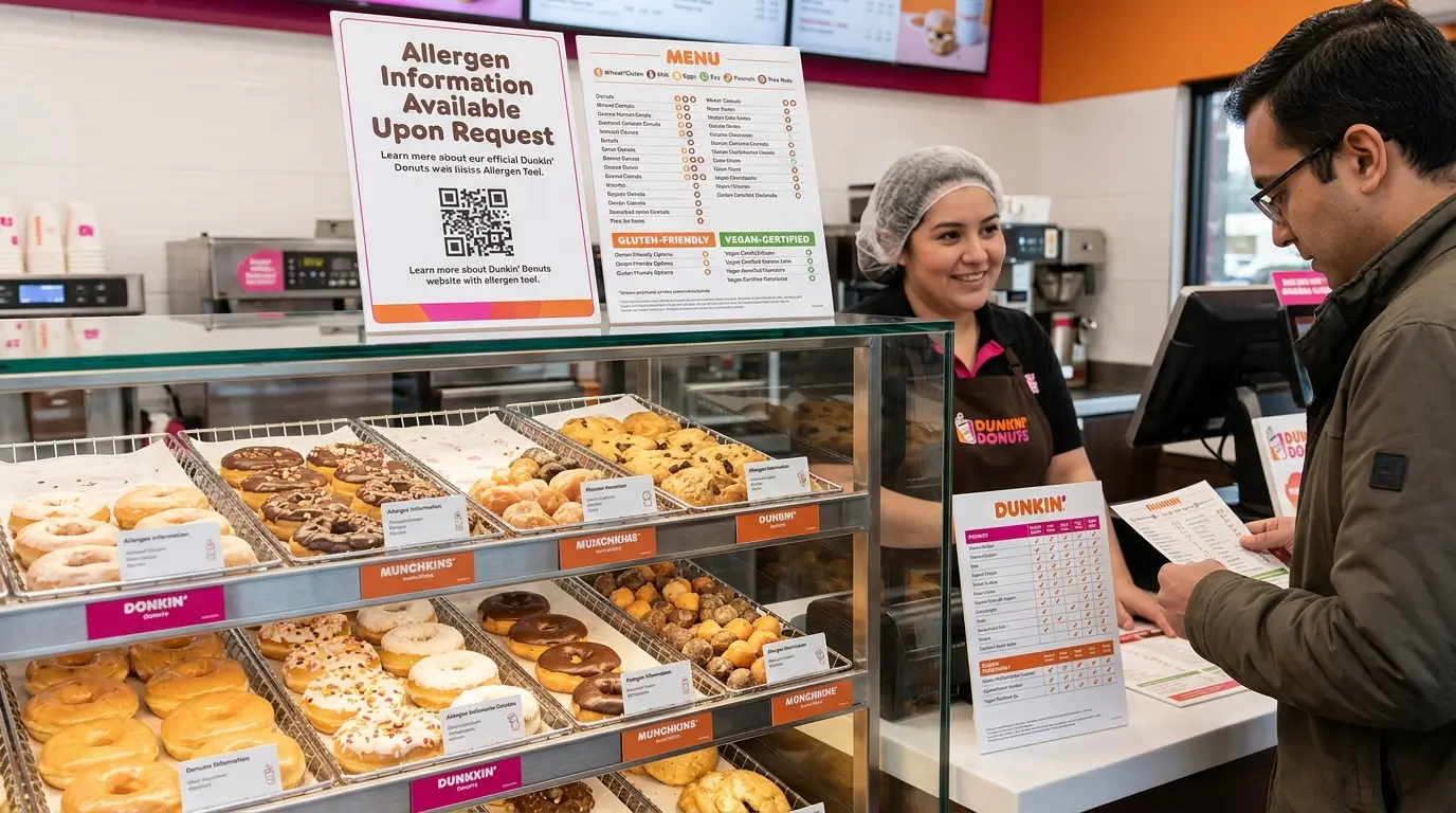 Dunkin Donut Allergen Menu