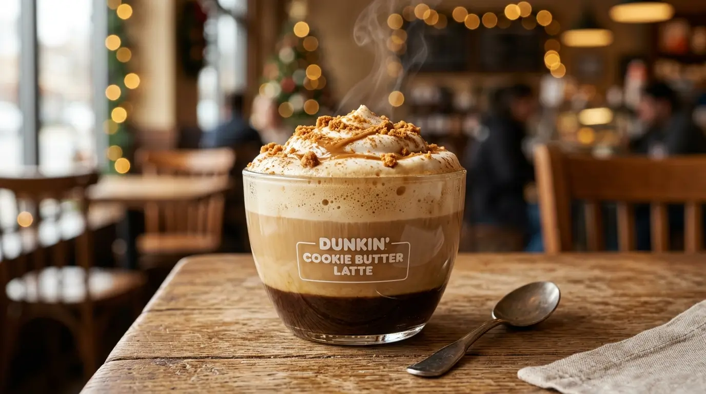 Cookie Butter Latte Dunkin The Ultimate Holiday Coffee Treat