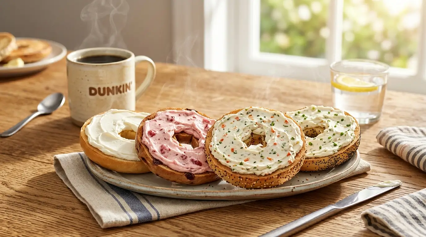 Cream Cheese Flavors Dunkin Donuts Complete Menu Guide