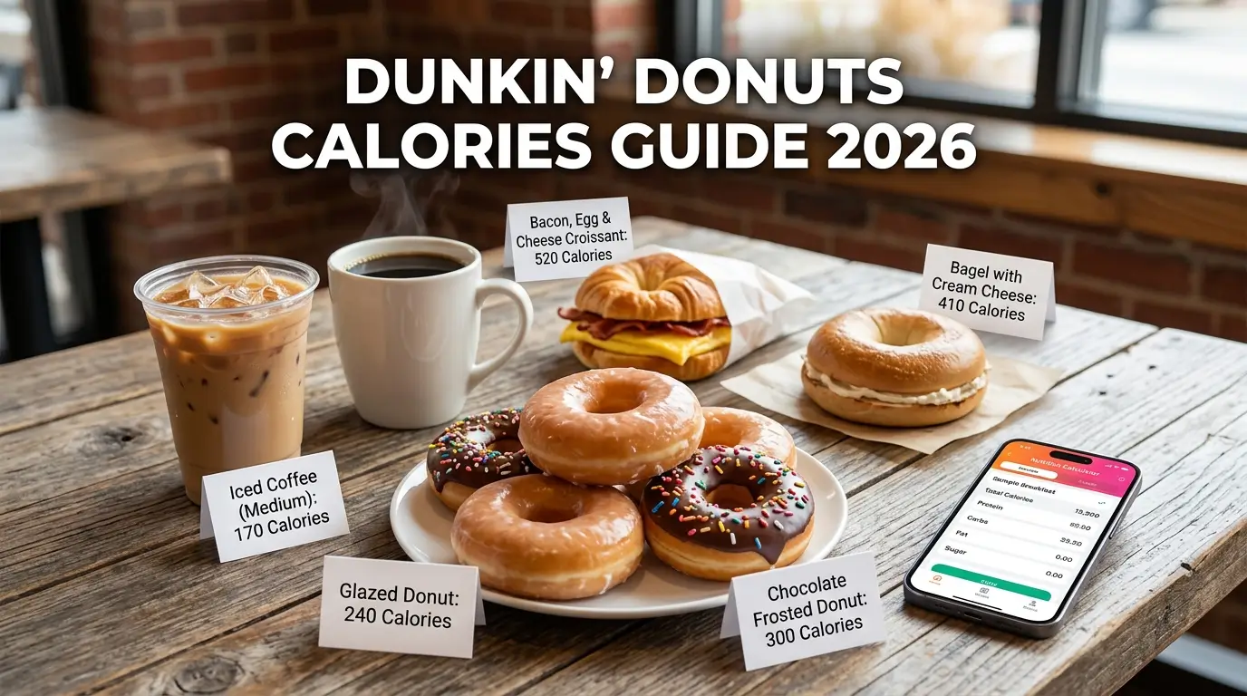 Dunkin Donuts Calories Guide Menu Nutrition Facts 2026