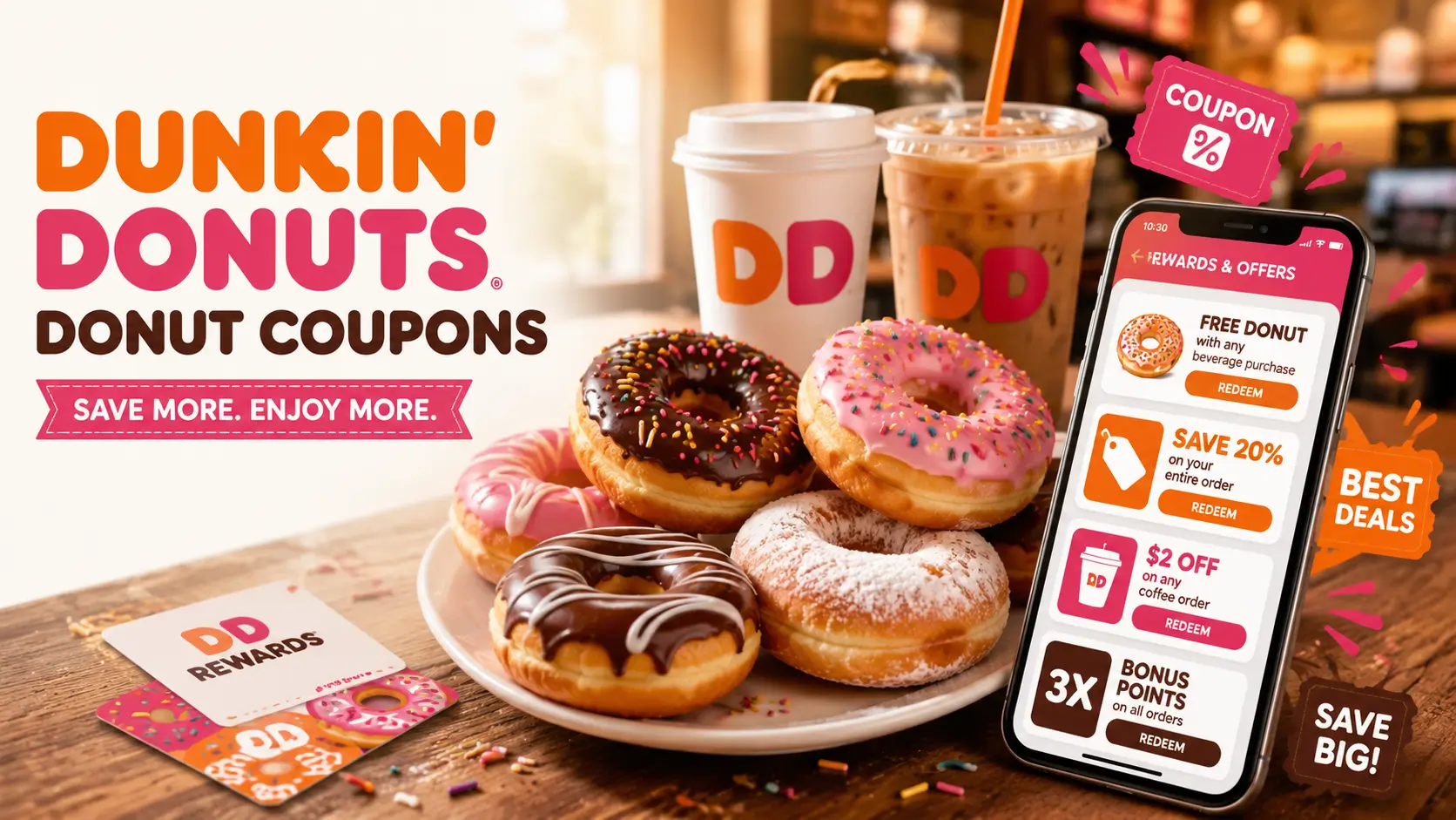 Dunkin Donuts Donut Coupons Best Deals August 2026